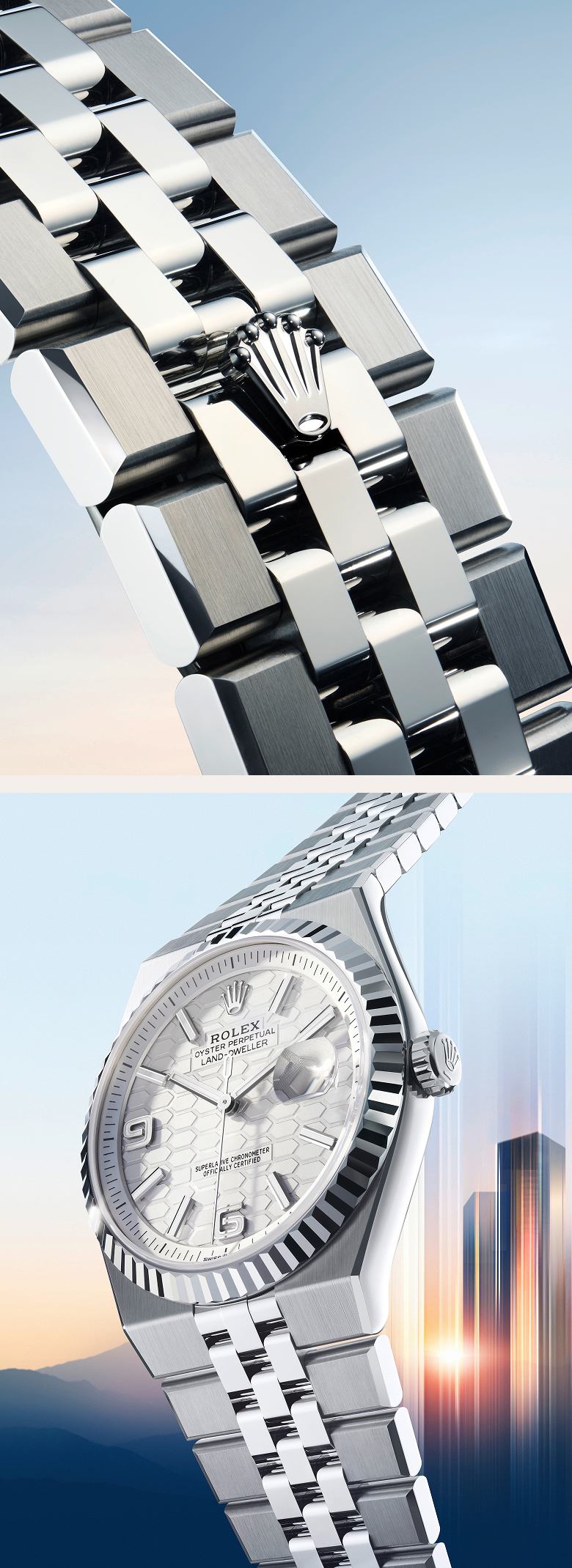 Rolex Land-Dweller – Flat Jubilee-Band