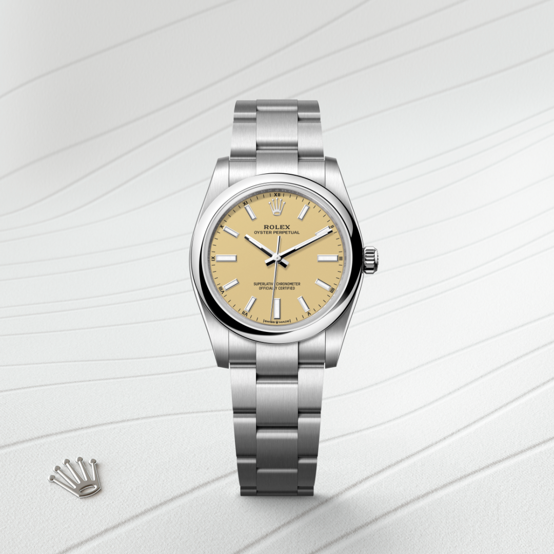 Rolex Oyster Perpetual 34 M124200-0007 – Galerie Bild 1 (Querformat)