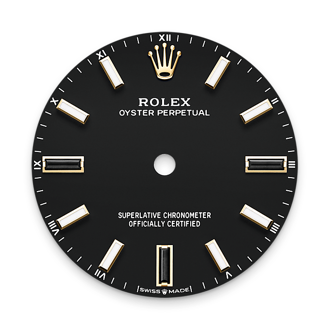 Rolex Oyster Perpetual 34 M124208-0001 – Schwarzes Zifferblatt (Hochformat)