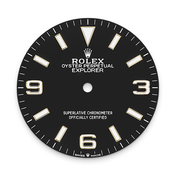Rolex Explorer 36 M124273-0001 – Schwarzes Zifferblatt (Hochformat)