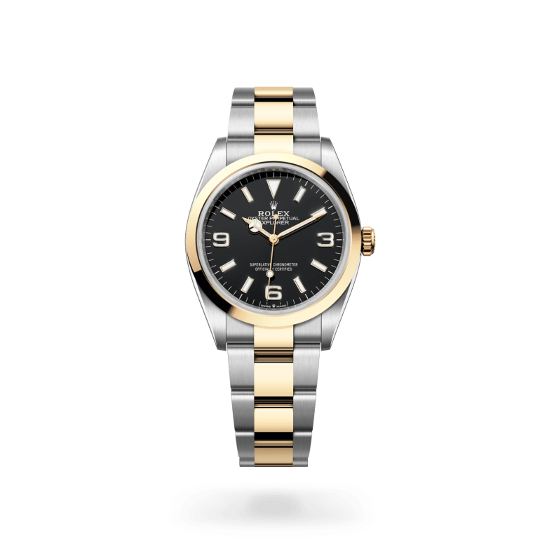 Rolex Explorer 36 M124273-0001 – stehende Uhr (Hochformat)