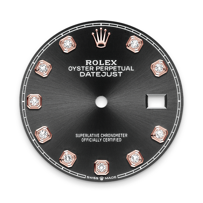 Rolex Datejust 36 M126231-0020 – Strahlend schwarzes Zifferblatt (Hochformat)