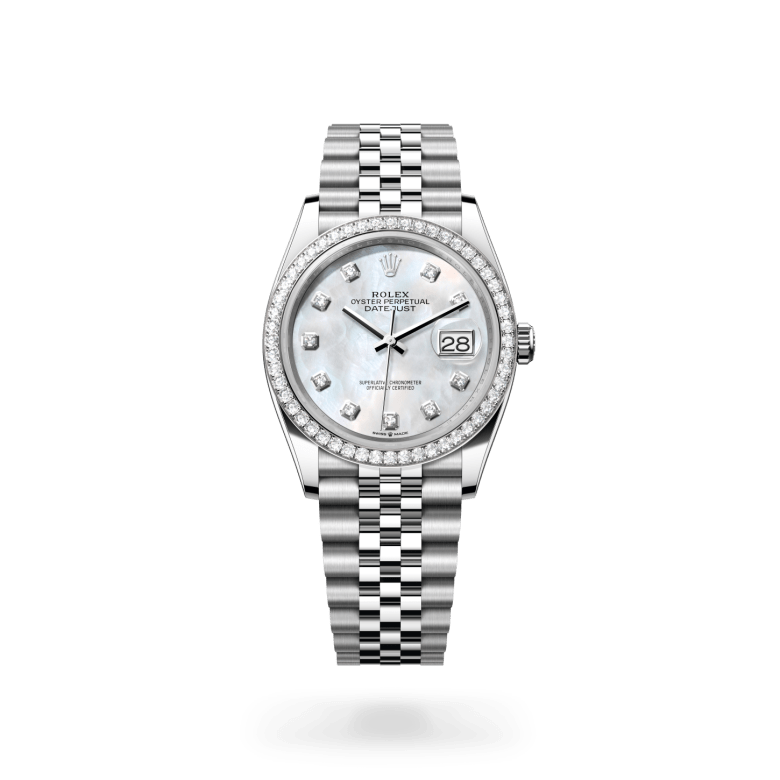 Rolex Datejust 36 M126284RBR-0011 – stehende Uhr (Hochformat)