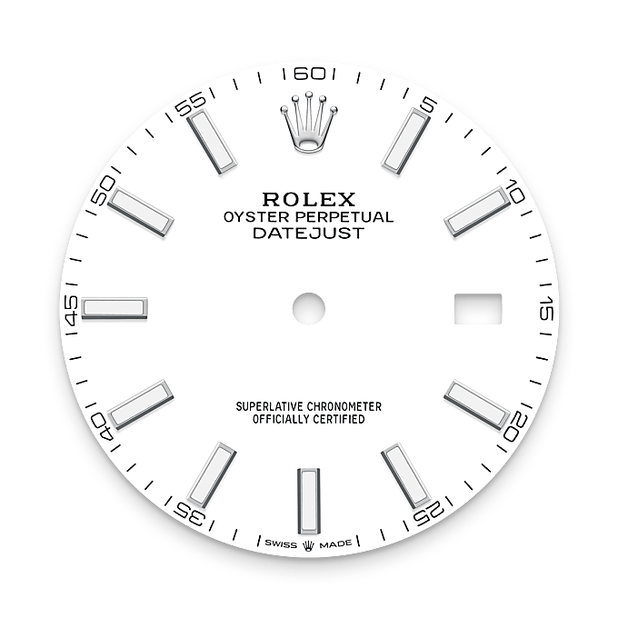 Rolex Datejust 41 M126300-0005 – Weißes Zifferblatt (Hochformat)