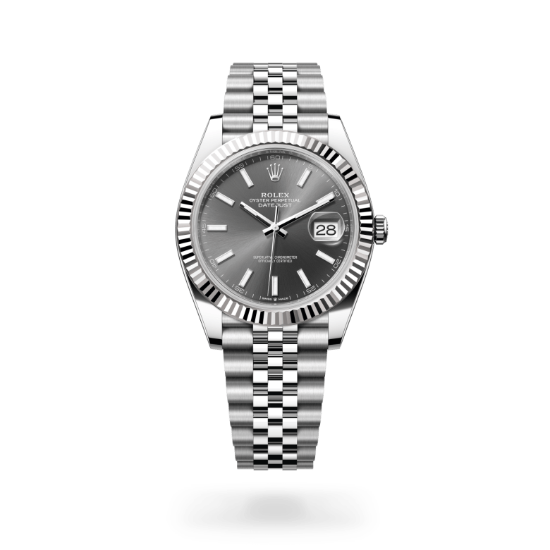 Rolex Datejust 41 M126334-0014 – stehende Uhr (Hochformat)
