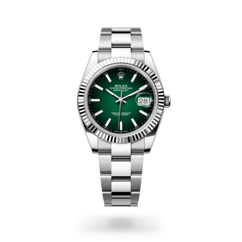 Rolex Datejust 41 M126334-0033 – stehende Uhr (Hochformat)