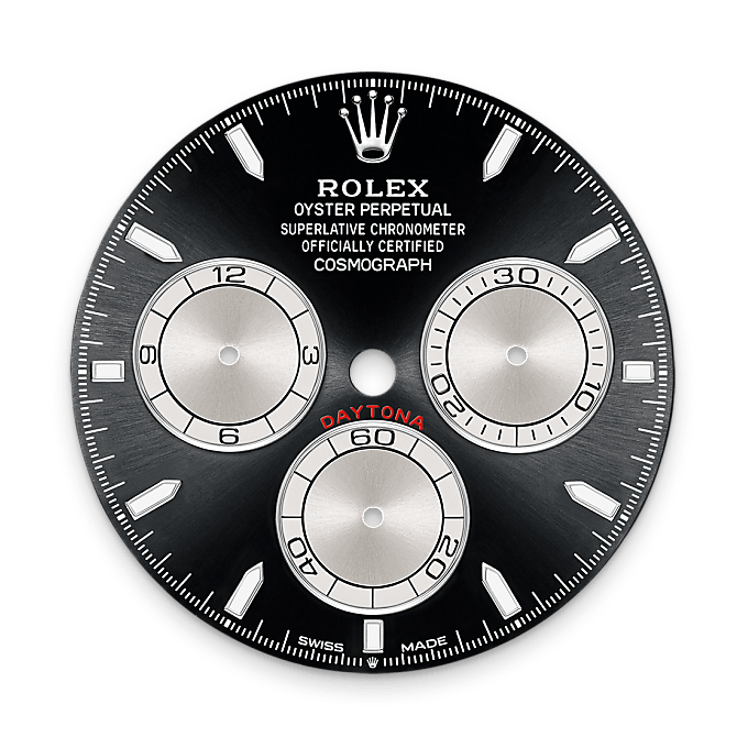 Rolex Cosmograph Daytona M126509-0001 – Zifferblatt in strahlend Schwarz und Stahl (Hochformat)