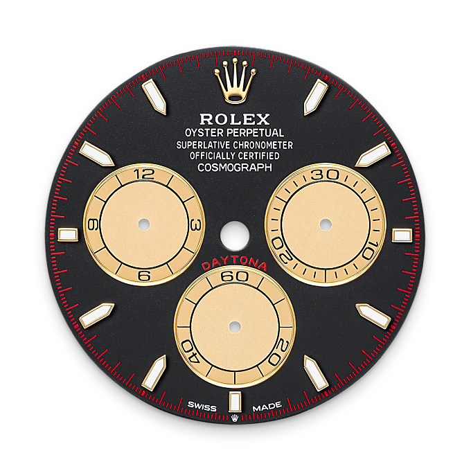 Rolex Cosmograph Daytona M126518LN-0004 – Tiefschwarzes und champagnerfarbenes Zifferblatt (Hochformat)