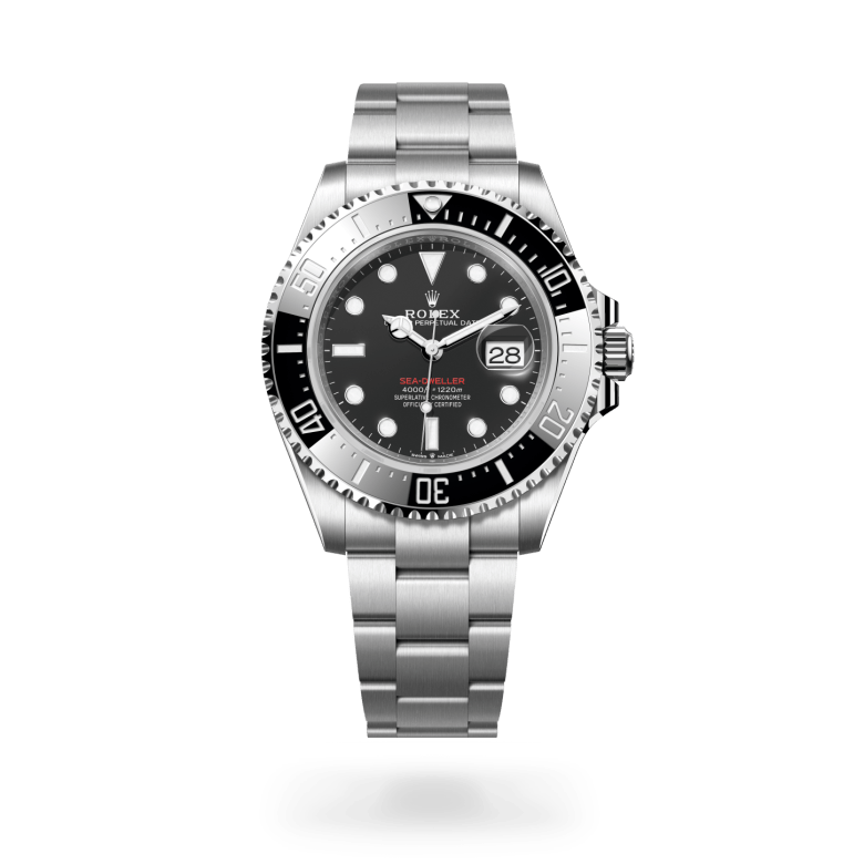 Rolex Sea-Dweller M126600-0002 – stehende Uhr (Hochformat)