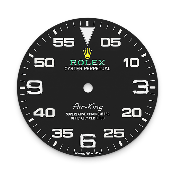 Rolex Air-King M126900-0001 – Schwarzes Zifferblatt (Hochformat)