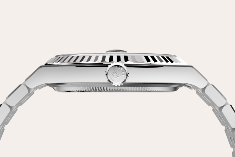 Rolex Land-Dweller 40 M127334-0001 – Rolesor weiß (Hochformat)