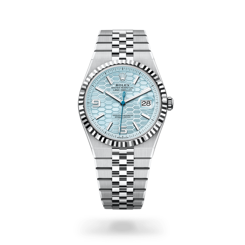 Rolex Land-Dweller 40 M127336-0001 – stehende Uhr (Hochformat)