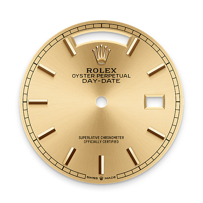 Rolex Day-Date 36 M128238-0045 – Champagnerfarbenes Zifferblatt (Hochformat)