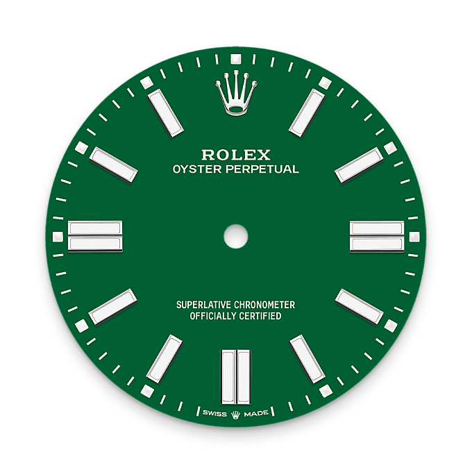 Rolex Oyster Perpetual 41 M134300-0004 – Grünes Zifferblatt (Hochformat)