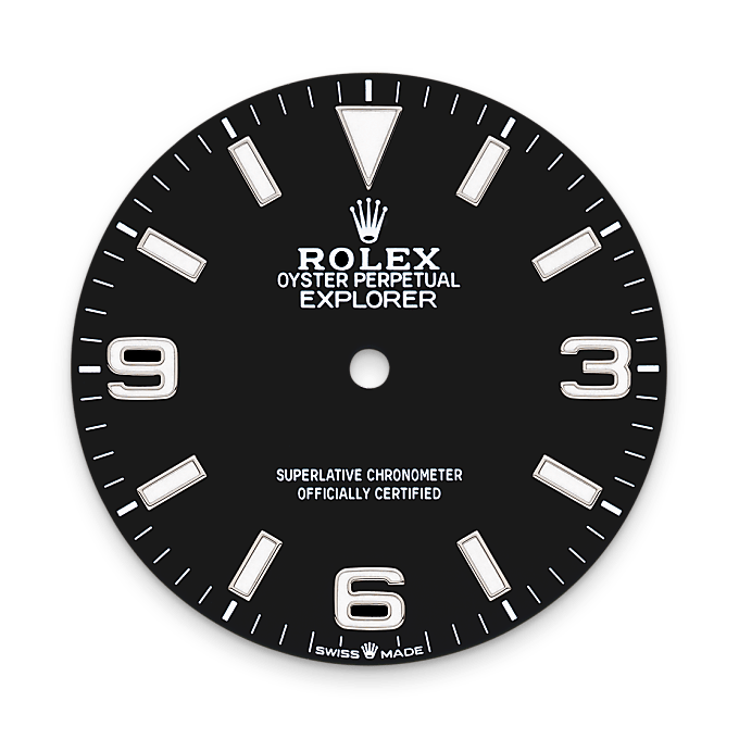 Rolex Explorer 40 M224270-0001 – Schwarzes Zifferblatt (Hochformat)