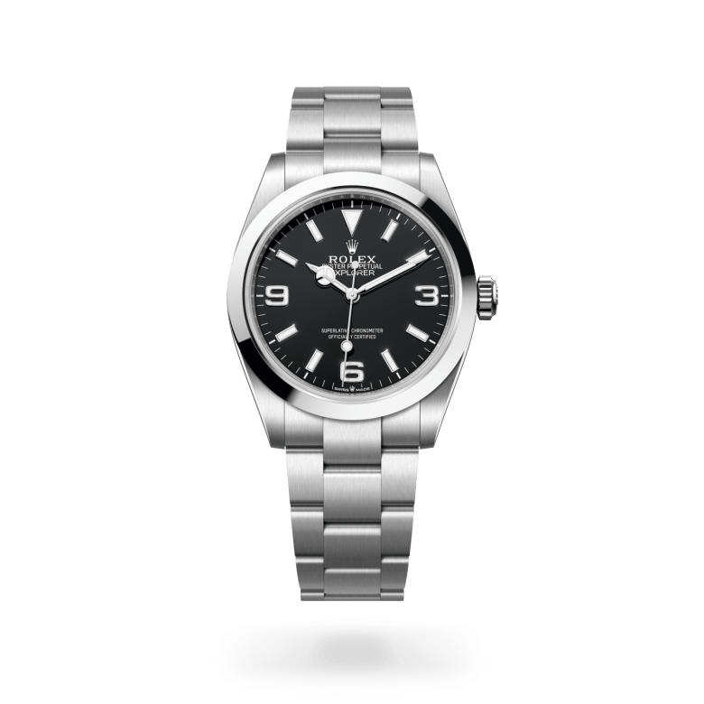 Rolex Explorer 40 M224270-0001 – stehende Uhr (Hochformat)