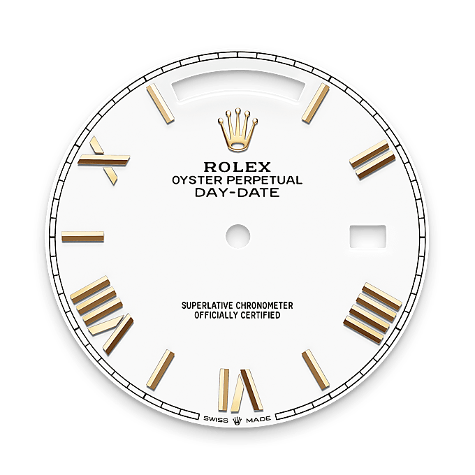 Rolex Day-Date 40 M228238-0042 – Weißes Zifferblatt (Hochformat)
