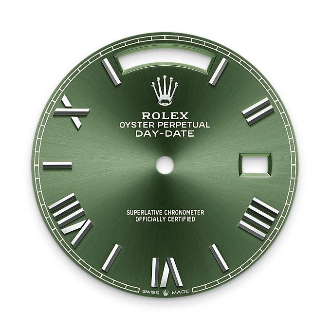Rolex Day-Date 40 M228239-0033 – Olivgrünes Zifferblatt (Hochformat)