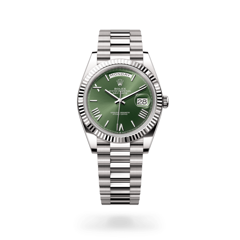 Rolex Day-Date 40 M228239-0033 – stehende Uhr (Hochformat)
