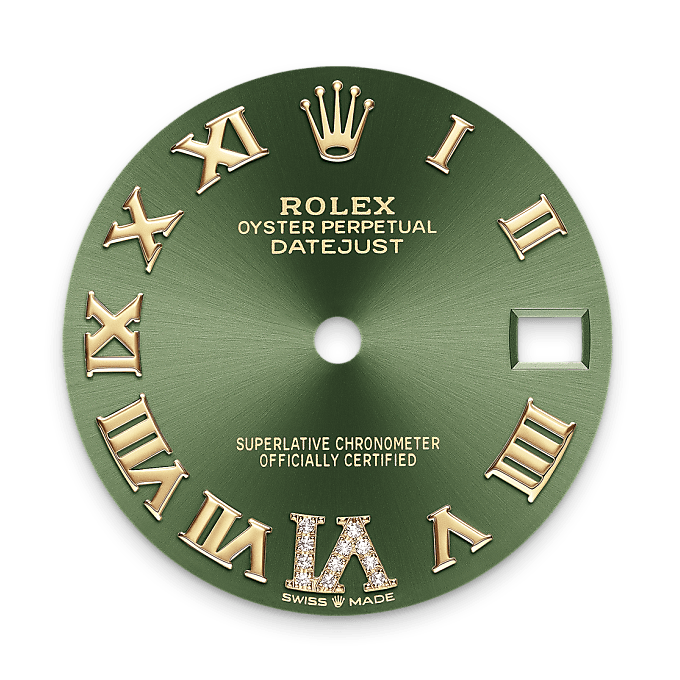 Rolex Datejust 31 M278343RBR-0015 – Olivgrünes Zifferblatt (Hochformat)