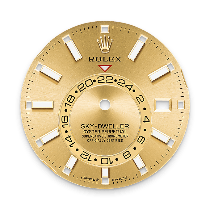 Rolex Sky-Dweller M336933-0001 – Champagnerfarbenes Zifferblatt (Hochformat)