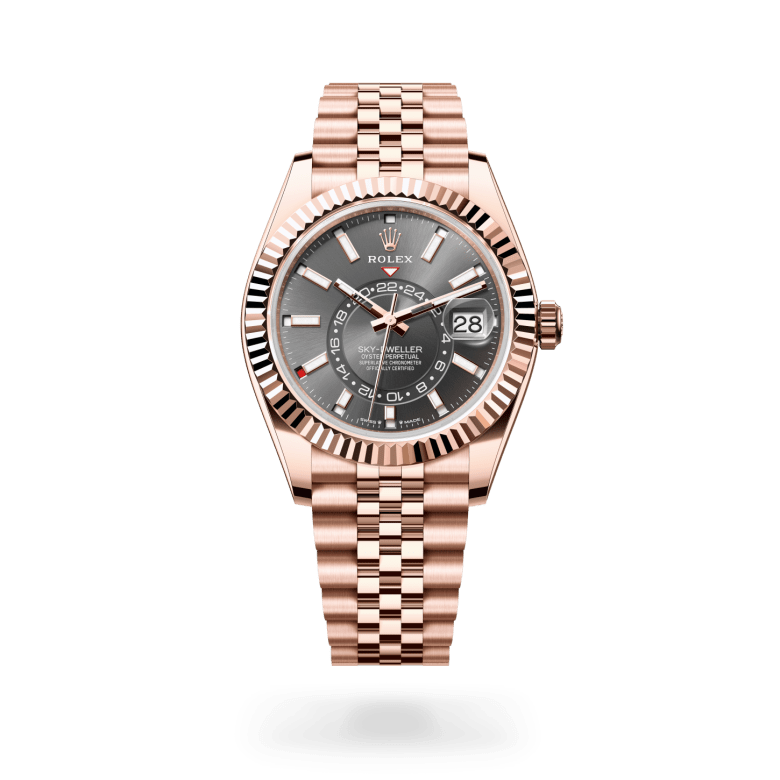 Rolex Sky-Dweller M336935-0008 – stehende Uhr (Hochformat)
