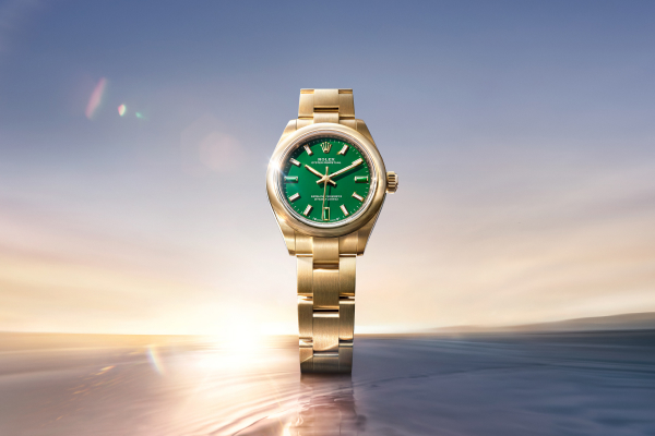 Die neue Oyster Perpetual 28 in 18 Karat Gelbgold