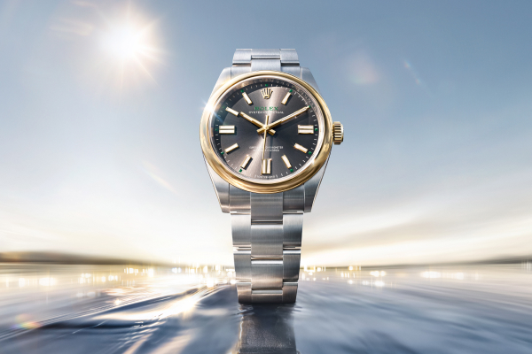 Die neue Oyster Perpetual 41 in Rolesor gelb