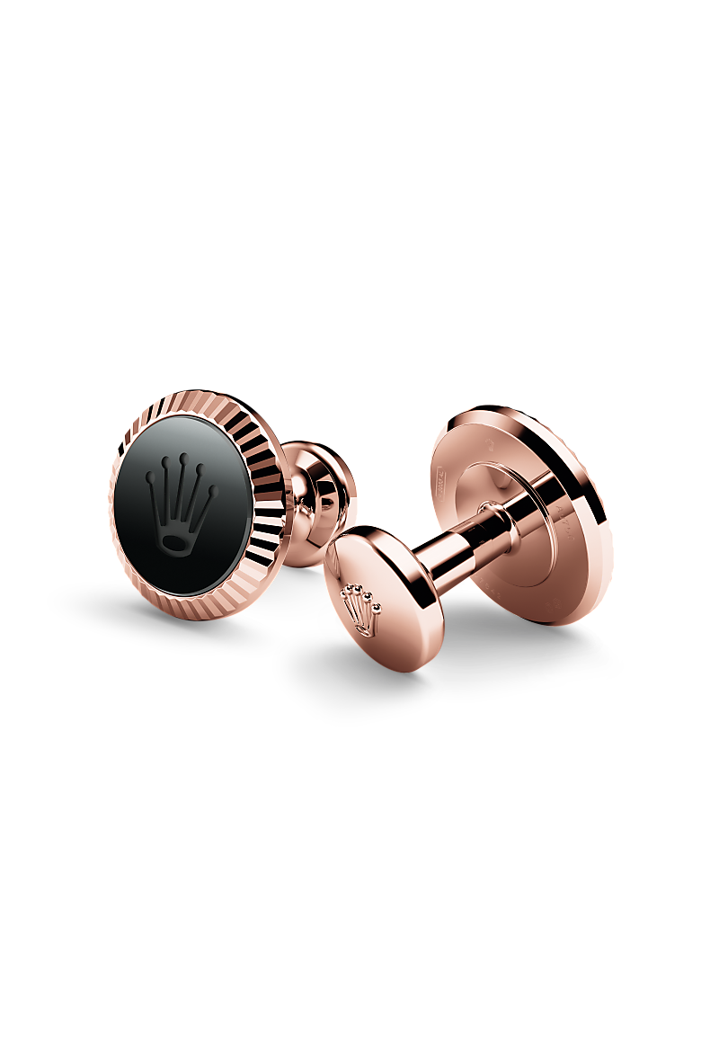 Rolex Manschettenknöpfe „Riffeldesign“ A1035 – Packshot