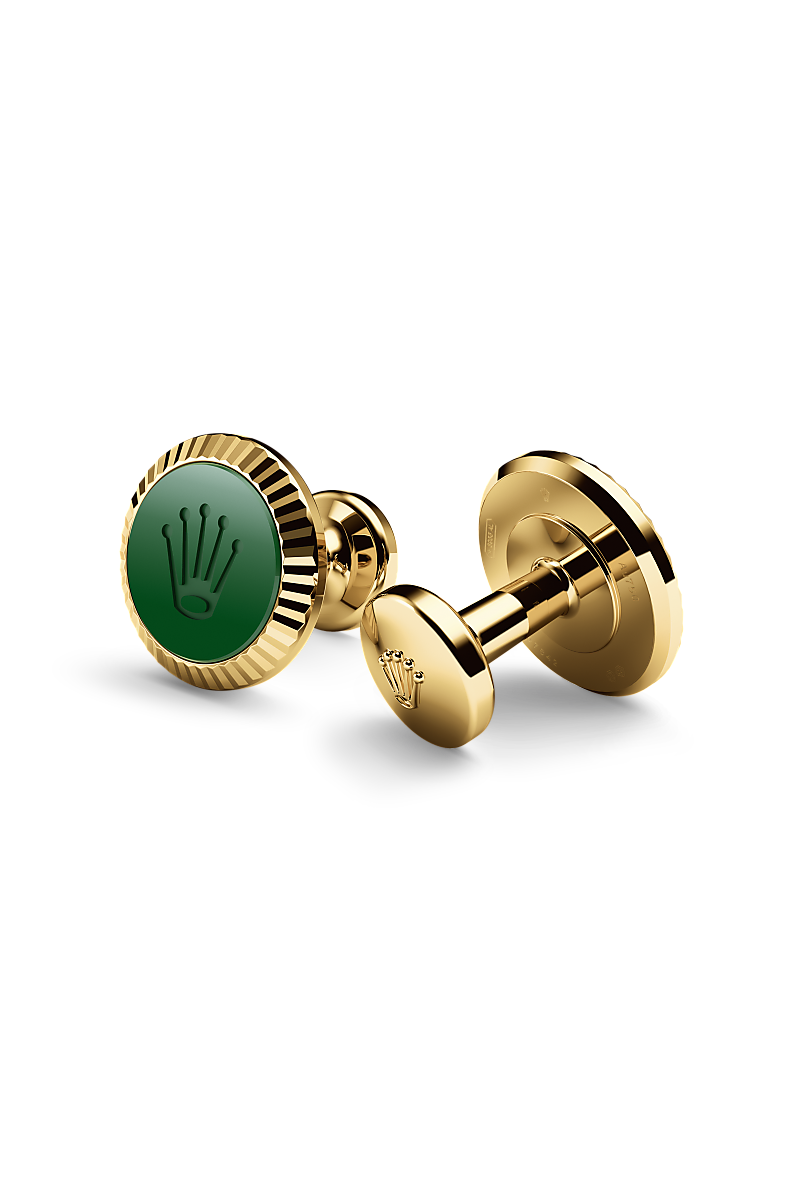 Rolex Manschettenknöpfe „Riffeldesign“ A1038 – Packshot