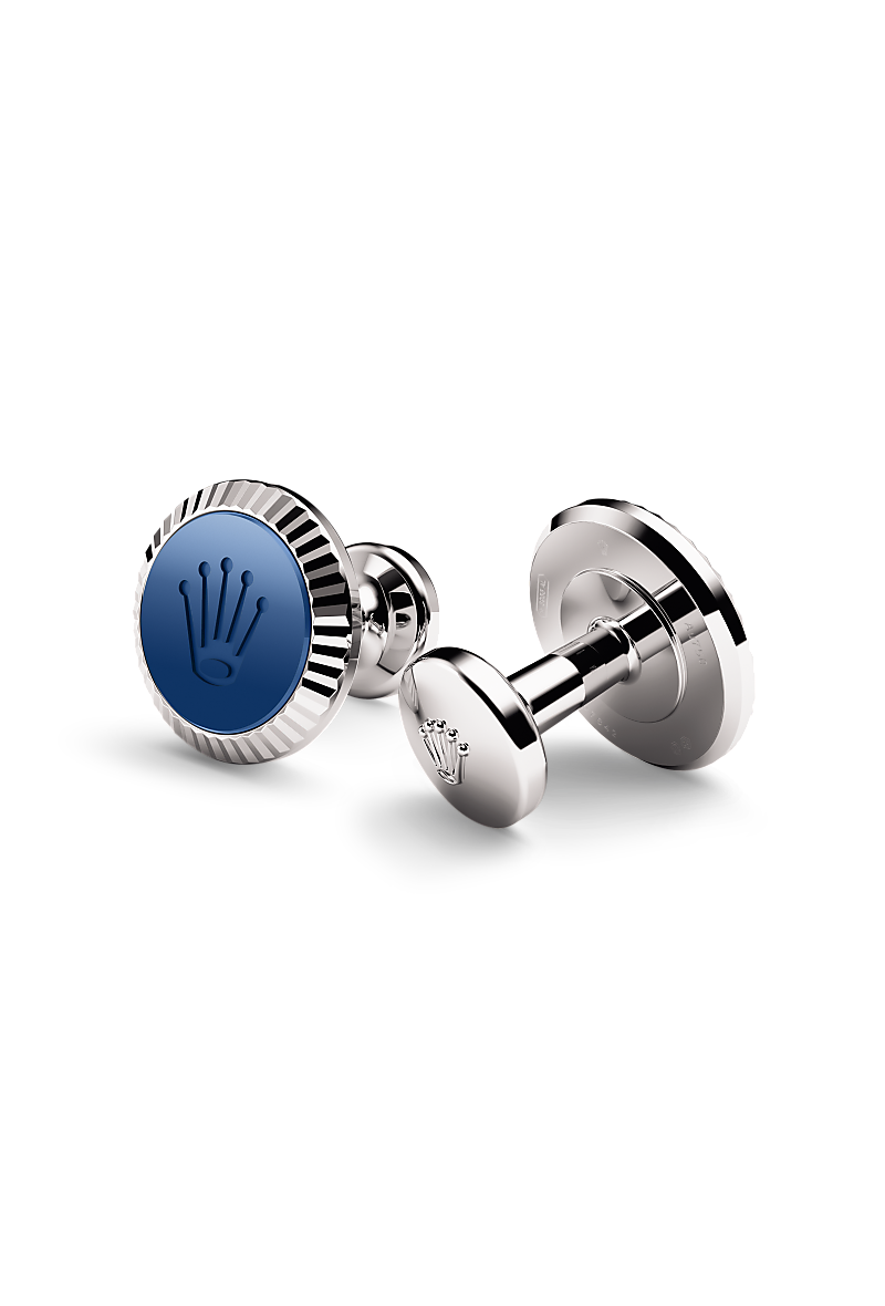 Rolex Manschettenknöpfe „Riffeldesign“ A1039 – Packshot